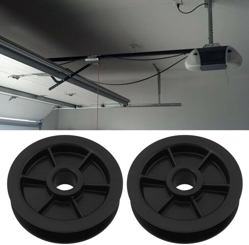 2pcs Belt Drive Pulley Garage Door Opener Replacement Part 144C54 Compatible with LiftMaster Compatible with Chamberlain Compatible with Craftsman in Kuwait
