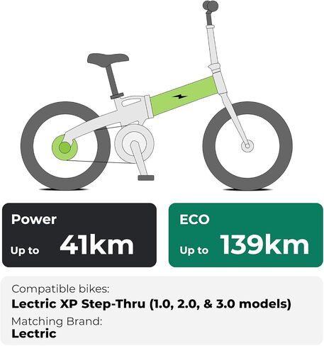 بطارية دراجة كهربائية Yose Power 48V 11.6Ah لمحرك 800W/ 750W/ 500W/ 350W/ 250W/ 100W متوافق مع Lectric لطراز XP Step-Thru 1.0 2.0 3.0 بدون شاحن in Kuwait