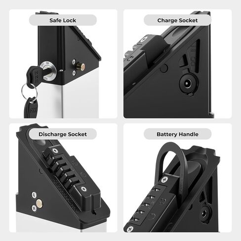 بطارية دراجة كهربائية Yose Power 48V 11.6Ah لمحرك 800W/ 750W/ 500W/ 350W/ 250W/ 100W متوافق مع Lectric لطراز XP Step-Thru 1.0 2.0 3.0 بدون شاحن in Kuwait