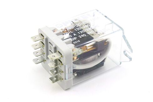 PC740-2C-C3-120A | DPDT 120 AC Coil 40 Amp 250 VAC UL Rated, 2 Pole Ice Cube Power Relay with Top Flange in Kuwait