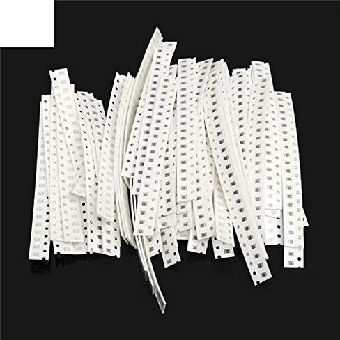 وحدة كهربائية جديدة 1280 قطعة 64 قيم 0805 مجموعة متنوعة من مقاومات SMD رقائق 5% 0ohm-10Mohm 0.125 واط مقاوم أفضل الأسعار in Kuwait