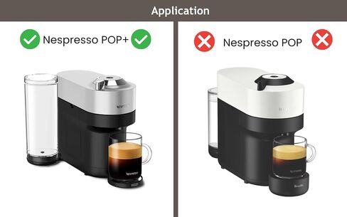 حامل Riser لـ Nespresso Vertuo Pop+، أسود، ارتفاع 2.5 بوصة، مع تصميم حافة مثبتة ممسوحة ضوئيًا ثلاثي الأبعاد، مخزن سلك مدمج، متوافق مع الطرازات القياسية والفاخرة. يستوعب الأكواب والأكواب والأكواب مقاس 7.5 سم وأقل in Kuwait