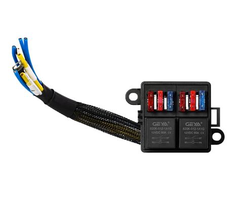 12V Fuse Relay Box Pre-Wired Fuse Relays Block Kit,6 * 4 Pin 40A Universal Relay,6 Relays & 6 Slot ATC/ATO Fuse Holder,for Car Truck RV ATV in Saudi Arabia