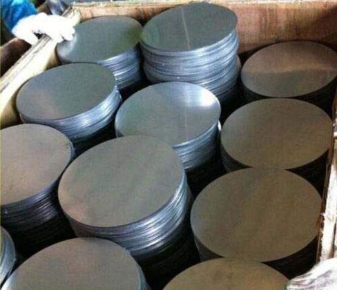 قرص دائري بألواح فولاذية مقاس 3/8 بوصة قطر 5 بوصة فولاذ A36 (.375 بوصة) in Kuwait