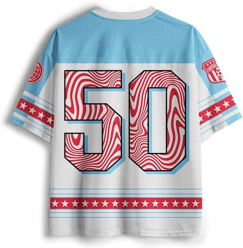 Graphic Jersey Shirts for Men Women United We Stand Football World Cup V Neck Summer Tops Unisex in Kuwait