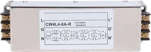 220 فولت مضاد للتدخل أحادي الطور أربع مراحل مصدر طاقة التيار المتردد مرشح EMI CW4L4-20A-R (LCDA357H أزرق) in Kuwait