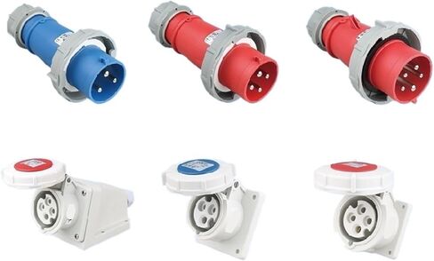 مقبس صناعي مقاوم للغبار ومقاوم للماء، 3-pin/4-pin/5-pin، 16A/32A (موصل 3 Core 32a) in Kuwait