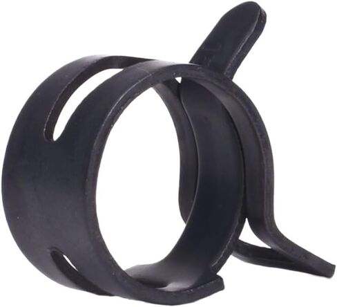 65MN Manganese Steel Oxide-Black Treated Spring Hose Clamps Inner Dia 4mm-22mm Elastic Steel Buckle Water Pipe Hoop(6mm 50Pcs) in Kuwait