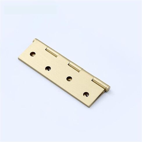 Hinge Furniture Cabinets Brass Doors Windows and Silent Flat Head Hinges 1Pcs(50mm-Mate) in Kuwait