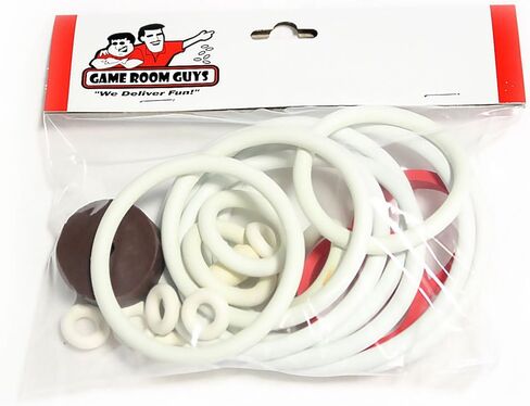 Game Room Guys Gottlieb Big Brave Pinball White Rubber Ring Kit in Kuwait