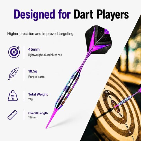 Soft Tip Darts Set - 3 Pack 2BA Darts Plastic Tip with Aluminum Shafts, 12 Tips, 9 Flights, 12 O Rings and Case for Electronic Dart Boards, Adults、Beginners & Pro Players in Kuwait