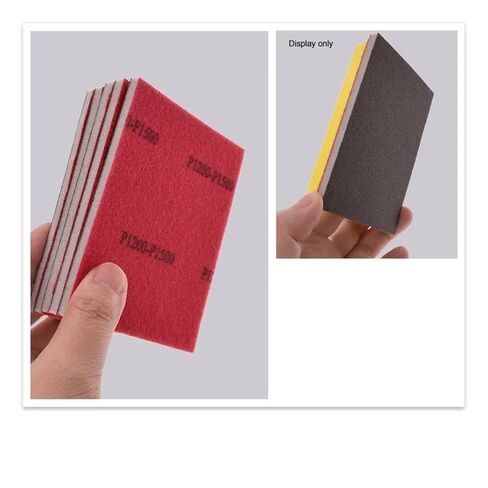 75 * 100MM Ultra Fine Wet Dry Sanding Sponge Blocks 10/20Pcs Assorted Grit 120-3000 Washable Reusable for Polishing Abrasive Tools(3000,20pcs) in Kuwait