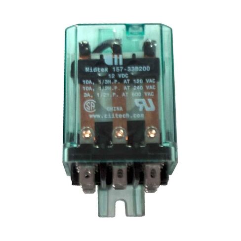 Miller 044588 Relay, Encl 12Vdc 3Pdt 10A/120Vac 11Pin Flange MTG in Kuwait