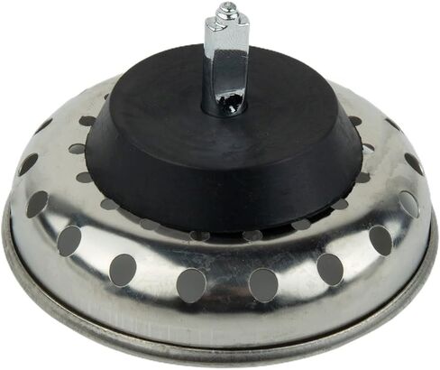 Stainless Steel Kitchen Sink Strainer and Stopper Basket, 2-Pack Drain Plug with Rubber Seal to Prevent Food Clogs, Silver in Kuwait