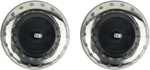 Stainless Steel Kitchen Sink Strainer and Stopper Basket, 2-Pack Drain Plug with Rubber Seal to Prevent Food Clogs, Silver in Kuwait