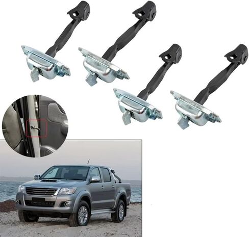 Auto Door Hinge Compatible with Toyota for Hilux for Fortuner 68610-0K010 68620-0K010 Car Door Stopper Check Strap Limiter in Kuwait