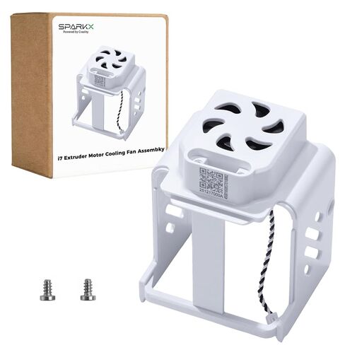 Creality Official K2 Plus Heatbreak Fan، مروحة تبريد الحلق 24 فولت مع تبريد عالي الكفاءة، ملحقات مروحة بالوعة الحرارة من سلسلة K2 لـ Creality K2 Plus/K2 Pro/K2 in Kuwait
