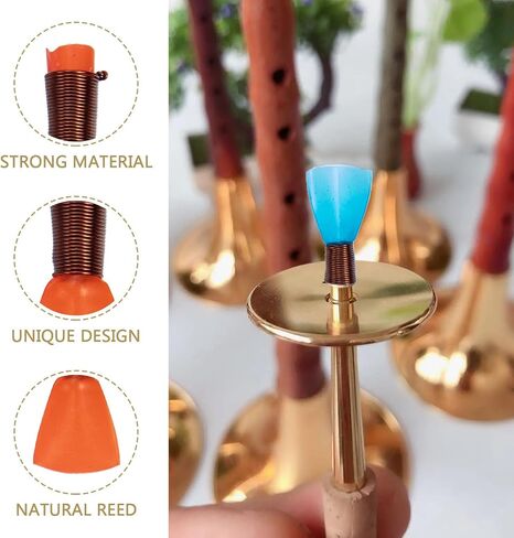 10pcs Suona Reeds Large Size (a, Key) Instrument Accessories for Folk Wind Instrument Use Random Color in Kuwait