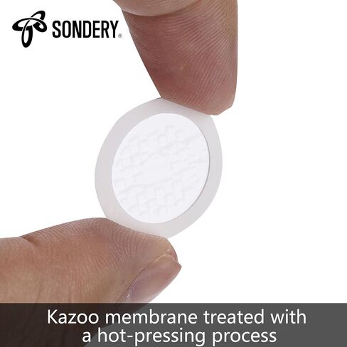 أغشية بديلة من Sondery Kazoo، 20 قطعة من أغشية Kazoo Flute المتينة للكازوس البلاستيكية والمعدنية in Kuwait