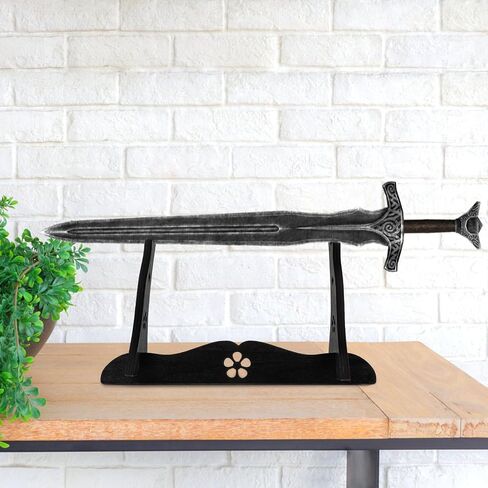 Wooden Flute Display Stand Two-tier Sakura Base Decorative Collection Storage Rack Household Holder for Flute and Display in Kuwait