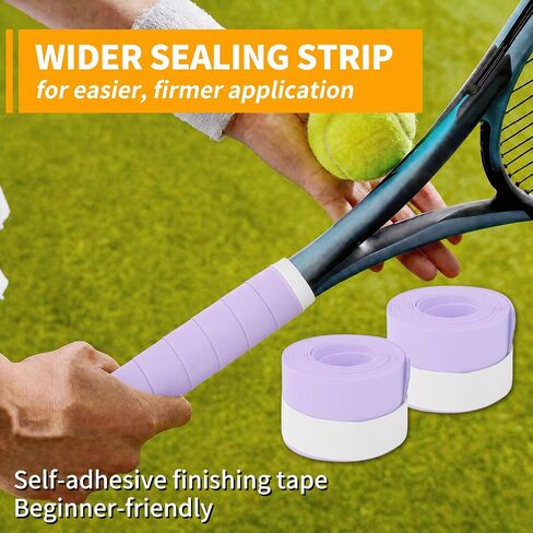 2 Pcs Tennis Racket Grip Tape, Dry Tennis Overgrip Tape, Anti-Slip Absorbent Grip, Racket Overgrip Tape in Kuwait