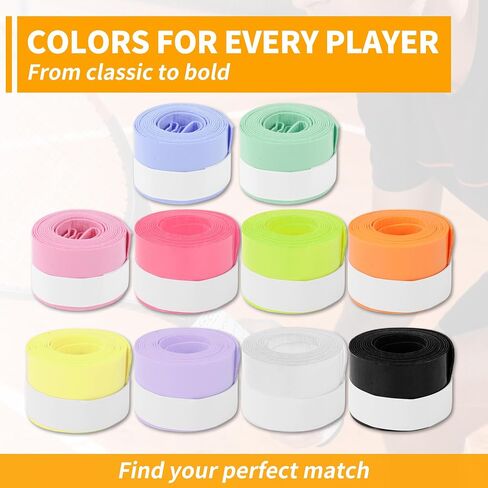 2 Pcs Tennis Racket Grip Tape, Dry Tennis Overgrip Tape, Anti-Slip Absorbent Grip, Racket Overgrip Tape in Kuwait