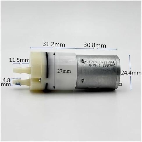 JSB370-6B 370 الإلكترونية كاتب تيار مستمر 5 فولت/6 فولت صغيرة الذاتي فتيلة مضخة مياه غشائية DIY بها بنفسك موزع طاولة شاي المحركات الصناعية in Kuwait
