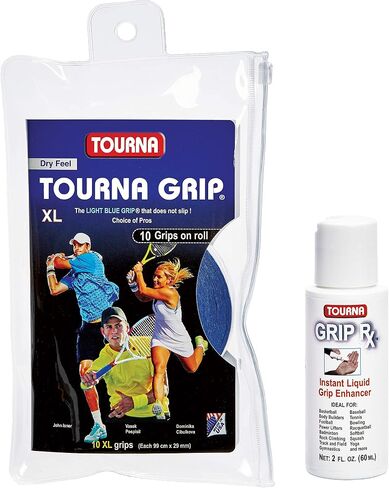 حزمة Tourna Grip Bundle 10 عبوات مقاس XL مع Grip-Rx in Kuwait