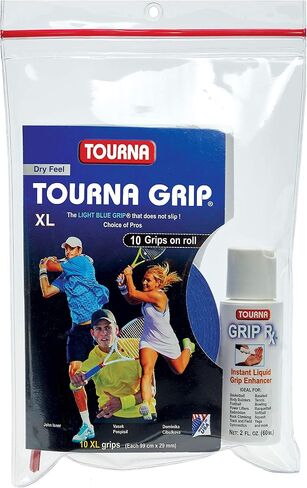 حزمة Tourna Grip Bundle 10 عبوات مقاس XL مع Grip-Rx in Kuwait