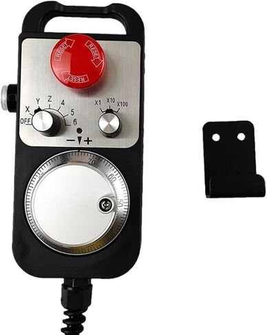 5V Manual Pulse Generator 4/6axis Pendant Handwheel MPG with Emergency Stop(6Axis) in Saudi Arabia