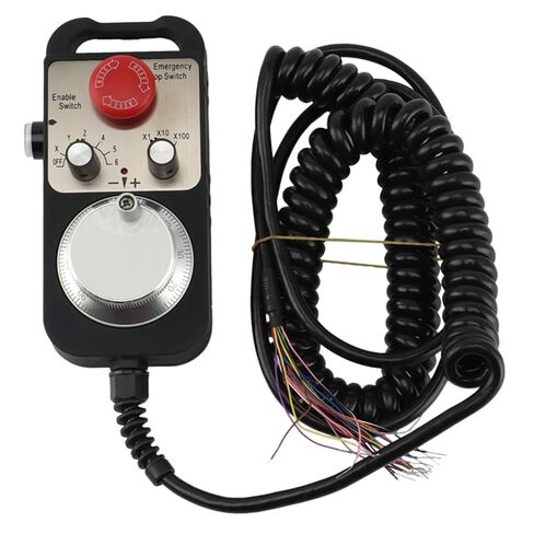 Emergency Pulse Generator MPG Pendant Handwheel with E-Stop Button for DDCS V3.1 Motion Controller for Router Milling in Saudi Arabia