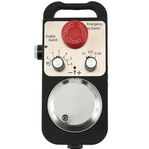 Emergency Pulse Generator MPG Pendant Handwheel with E-Stop Button for DDCS V3.1 Motion Controller for Router Milling in Saudi Arabia