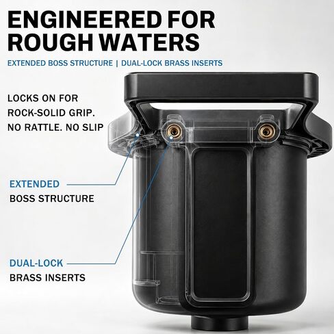 Kayak Cup Tools Holder (Patent Pending), Compatible with YakAttack MultiMount Cup Holder, ABS Organizer Ring with M3 Brass Inserts, Kayak Fishing Accessories in Kuwait