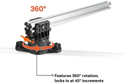 YakAttack SwingArm العارضة | عارضة كاياك قابلة للتعديل مثبتة على المسار مع GearTrac بأربعة جوانب لباحثي الأسماك وحوامل القضبان والكاميرات وأنظمة TracPak | قاعدة محورية، قضيب ألومنيوم مؤكسد | صنع في الولايات المتحدة الأمريكية in Kuwait