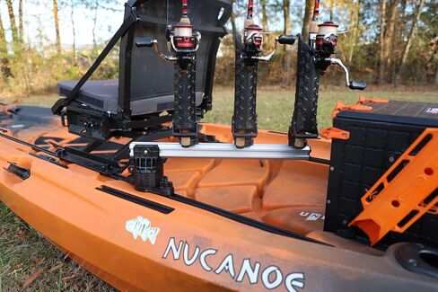 YakAttack SwingArm العارضة | عارضة كاياك قابلة للتعديل مثبتة على المسار مع GearTrac بأربعة جوانب لباحثي الأسماك وحوامل القضبان والكاميرات وأنظمة TracPak | قاعدة محورية، قضيب ألومنيوم مؤكسد | صنع في الولايات المتحدة الأمريكية in Kuwait