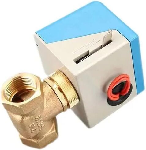 1/2" 3/4" 1" Brass Electric Shut-Off Valve 2 Wire AC220V 2-Way Motorized Stop Globe Valves(1",24VAC) in Kuwait