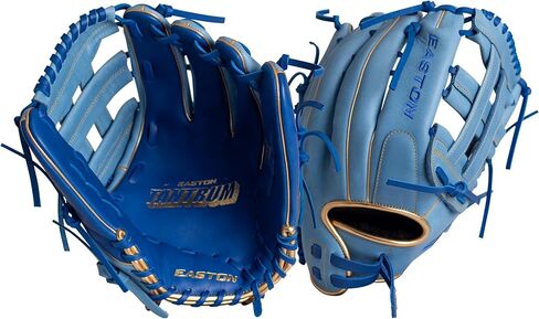 ايستون | قفاز الكرة اللينة من سلسلة نوبة الغضب | 13.5 بوصة | RHT | Pro H Web | Carolina Blue/Royal in Kuwait