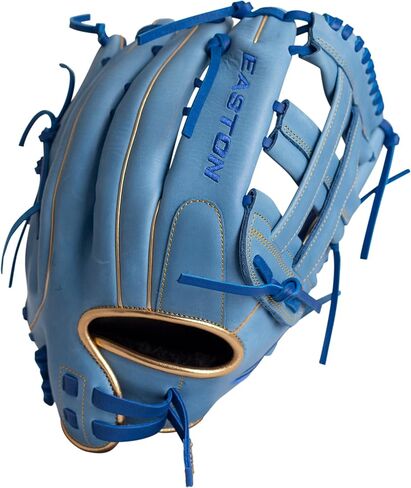 ايستون | قفاز الكرة اللينة من سلسلة نوبة الغضب | 13.5 بوصة | RHT | Pro H Web | Carolina Blue/Royal in Kuwait