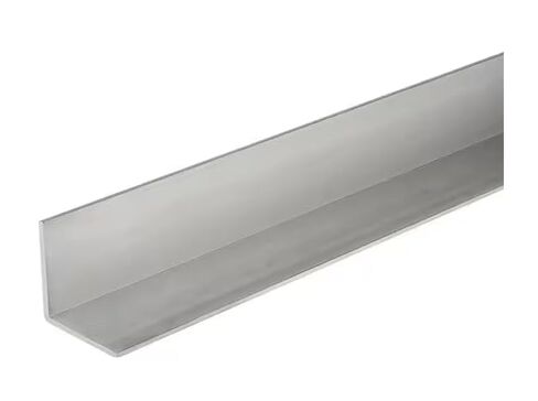 6061 Aluminum Angle Stock, 1/4" Thick x 1" Leg x 4 Ft Long - Mill Finish Structural Angle in Kuwait