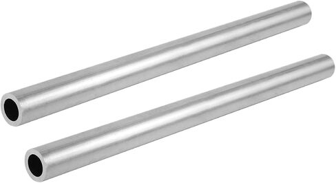 6061 أنبوب ألومنيوم 1 "OD x 1/8" جدار ثسيكنيس × 9.8 "طول أنابيب معدنية مستديرة لتصنيع الإطارات الهيكلية مدخل هواء ذاتي الصنع in Kuwait