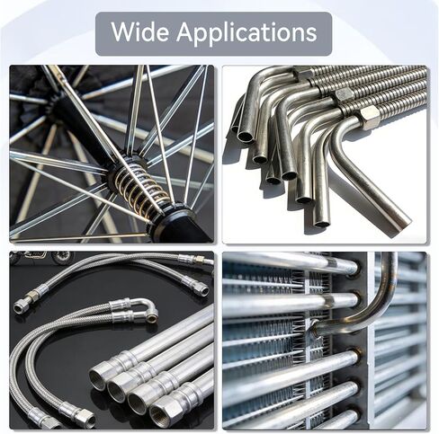 6061 أنبوب ألومنيوم 1 "OD x 1/8" جدار ثسيكنيس × 9.8 "طول أنابيب معدنية مستديرة لتصنيع الإطارات الهيكلية مدخل هواء ذاتي الصنع in Kuwait