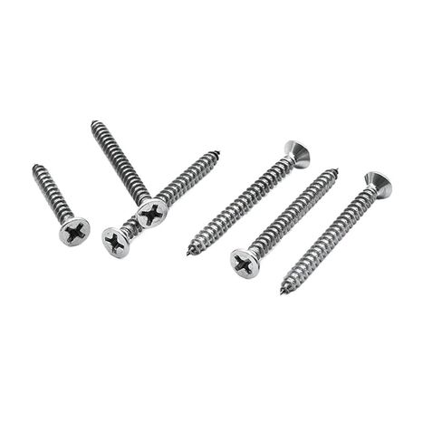 1Pcs Stainless Steel Countersunk Cross Self Tapping Screw, Groove Pointed Tail, Dovetail Drill(4.2 * 45) in Kuwait
