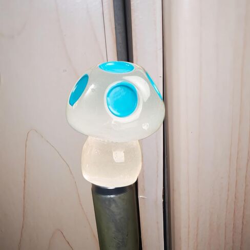 Cute Mini Creative Luminous Mushroom Hinge Heads Decorative Topper Set 6PCS, Home Decoration,Magnetic Hinge Head Toppers Door Hinge in Kuwait