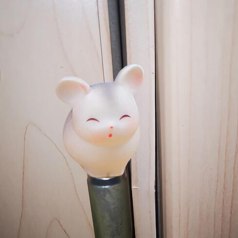 Cute Mini Creative Grey Flying Hamster, Mouse Hinge Heads Decorative Topper Set 3PCS, Home Decoration,Magnetic Hinge Head Toppers Door Hinge in Kuwait
