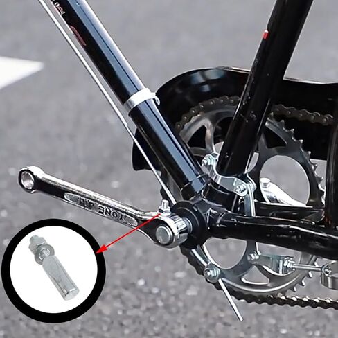 Silver Bicycle Wedge Pin 9.0x40mm Crutch Pin Crank Cotter Pins Center Pins Bicycle Parts Cycling Accessories Crank Chainwheel for Mountain Bikes, Road Bikes 4PCS in Kuwait