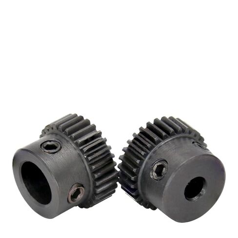 Spur Gear 0.5M-28T/30T Bore Size 4/5/6/6.35/8mm Mini Wheel SC45#Carbon Steel 1Pcs(6 mm,0.5M-28 Teeth) in Kuwait