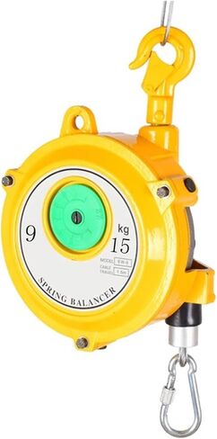CAARLA Spring Weight Balancer 9-15KG Spring Self-Locking Tower-Type Lifting Hook Spring Steel Wire Rope Balancing Lifting in Kuwait
