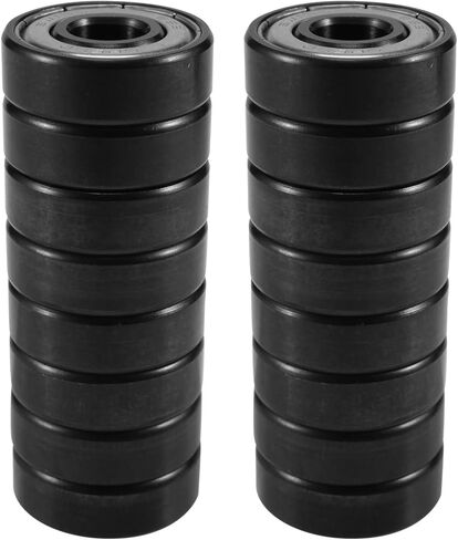16 قطعة السيراميك 608 محامل 8X22X7mm ABEC-11 الهجين 6 الأبيض ZrO2 كرات لوح التزلج تحمل التزلج مضمنة الأسطوانة in Kuwait