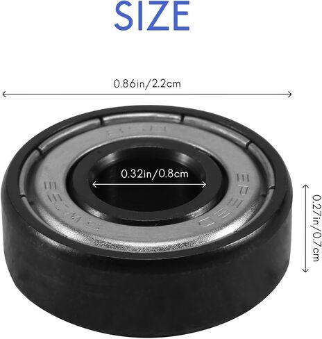 16 قطعة السيراميك 608 محامل 8X22X7mm ABEC-11 الهجين 6 الأبيض ZrO2 كرات لوح التزلج تحمل التزلج مضمنة الأسطوانة in Kuwait