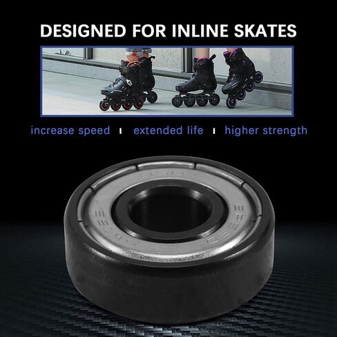 16 قطعة السيراميك 608 محامل 8X22X7mm ABEC-11 الهجين 6 الأبيض ZrO2 كرات لوح التزلج تحمل التزلج مضمنة الأسطوانة in Kuwait